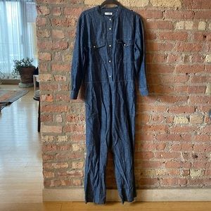 Billy Reid chambray jumpsuit size Medium